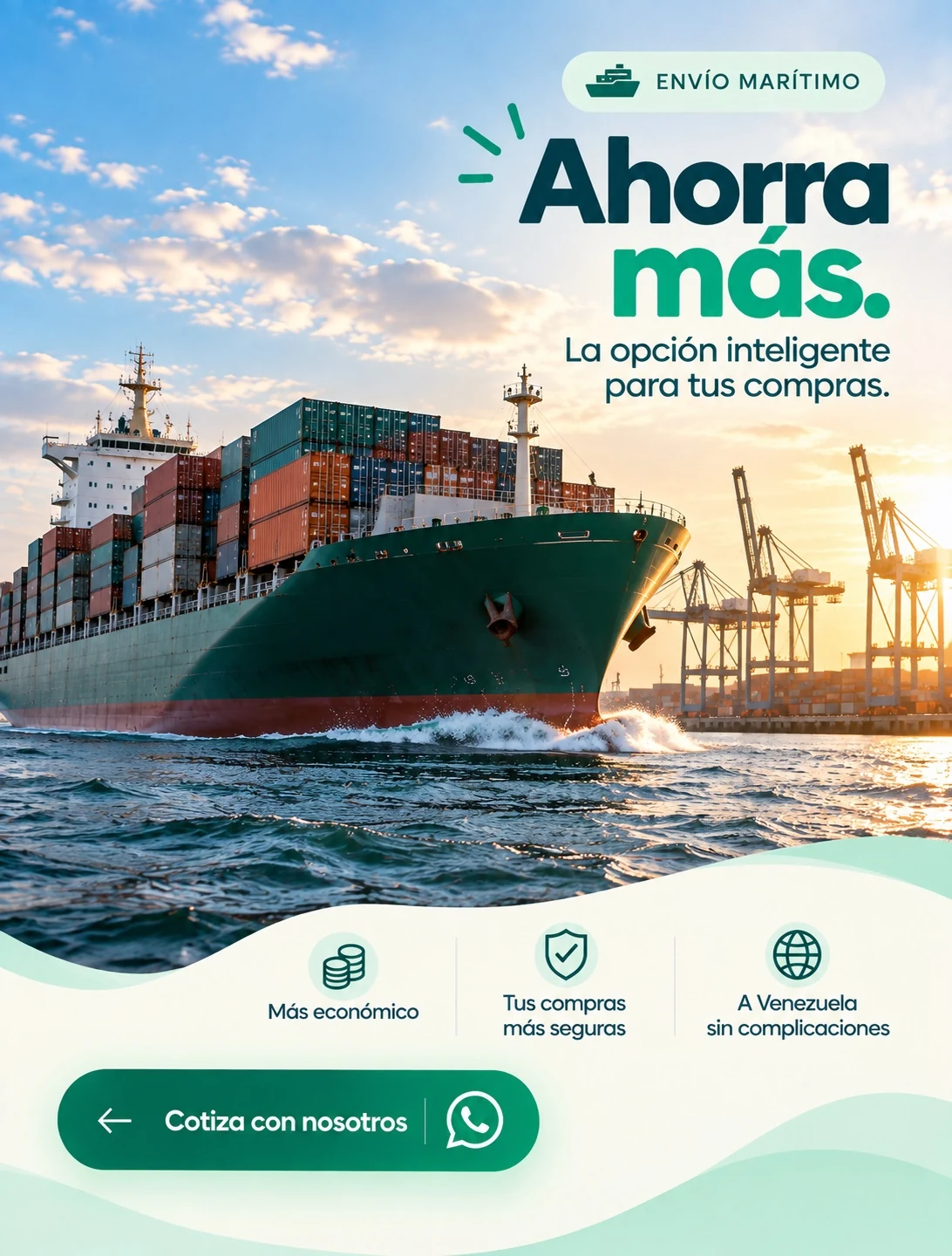 Envíos marítimos de compras desde USA hacia Venezuela con KE Compras