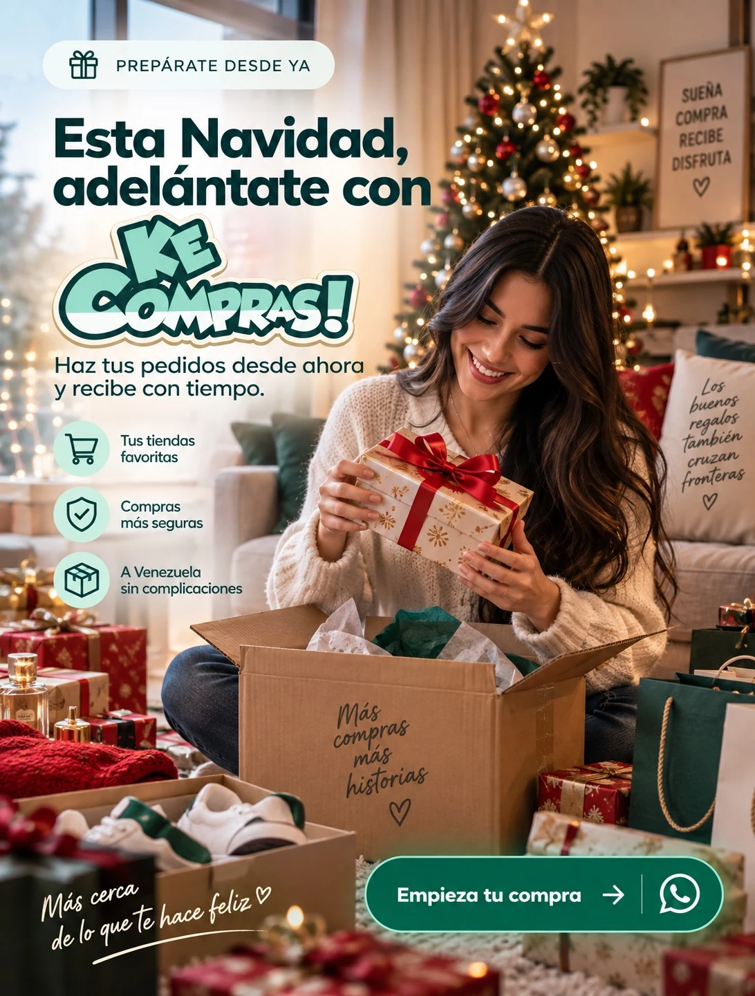 Compras de Navidad en tiendas de USA con envío a Venezuela por KE Compras